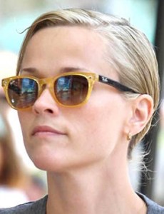 Reese Witherspoon's heart-shaped face and appropriate glasses