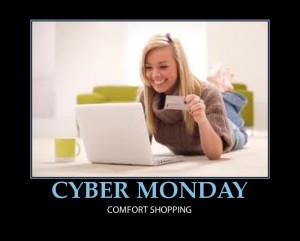 Cyber-monday-comfortable-shopping-poster