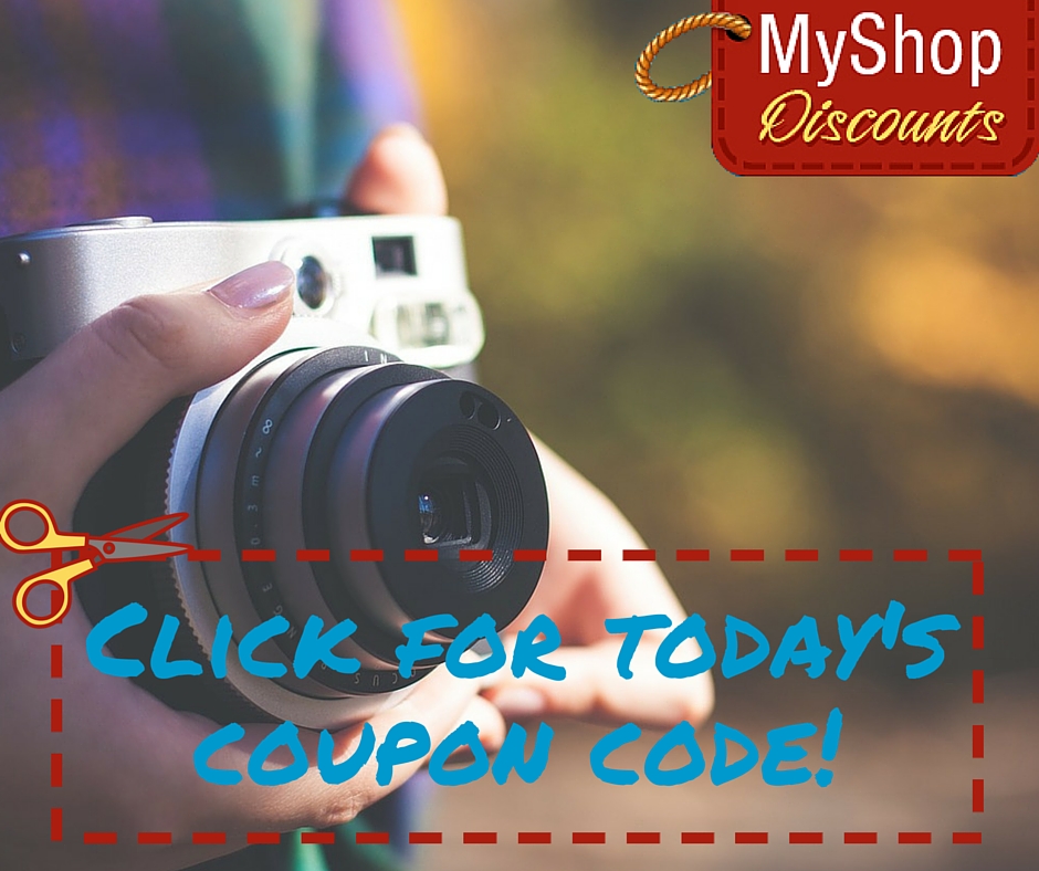 MyShop coupon template camera