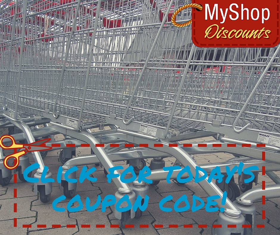 MyShop coupon template shopping cart