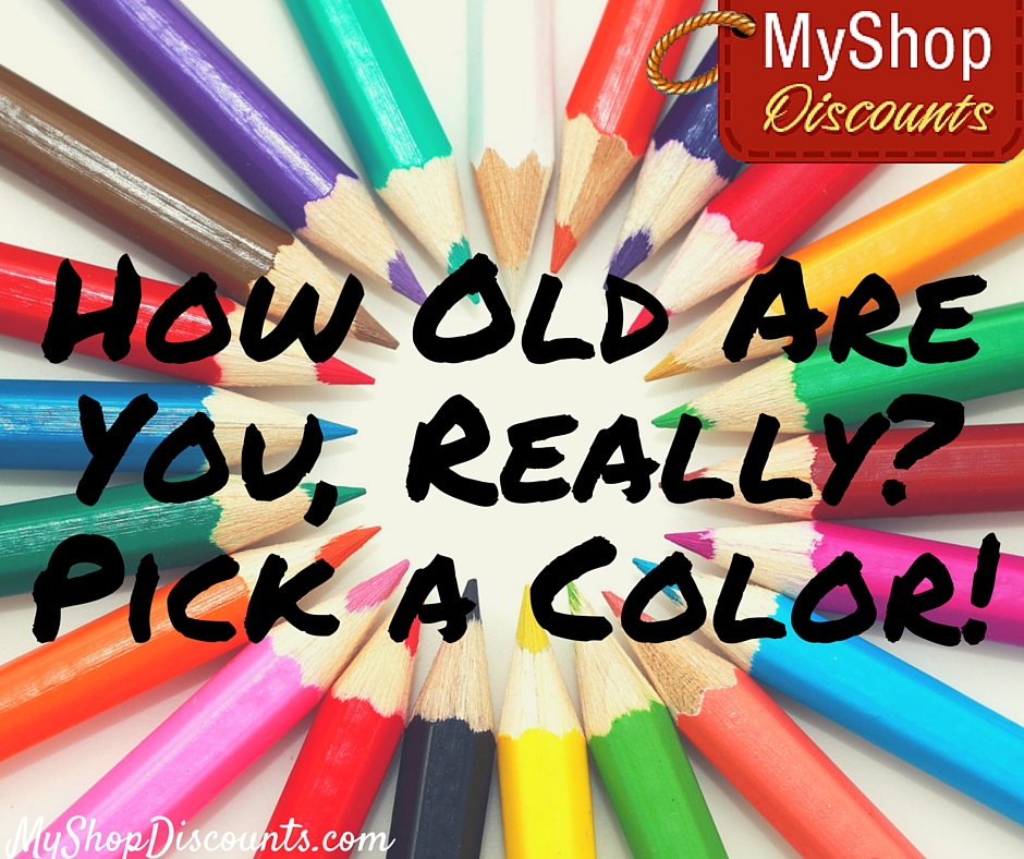 find out your age pick a color