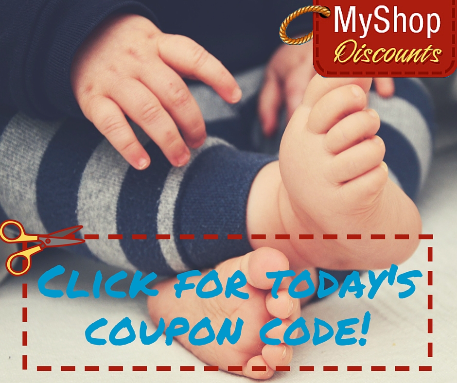 MyShop coupon template baby toes