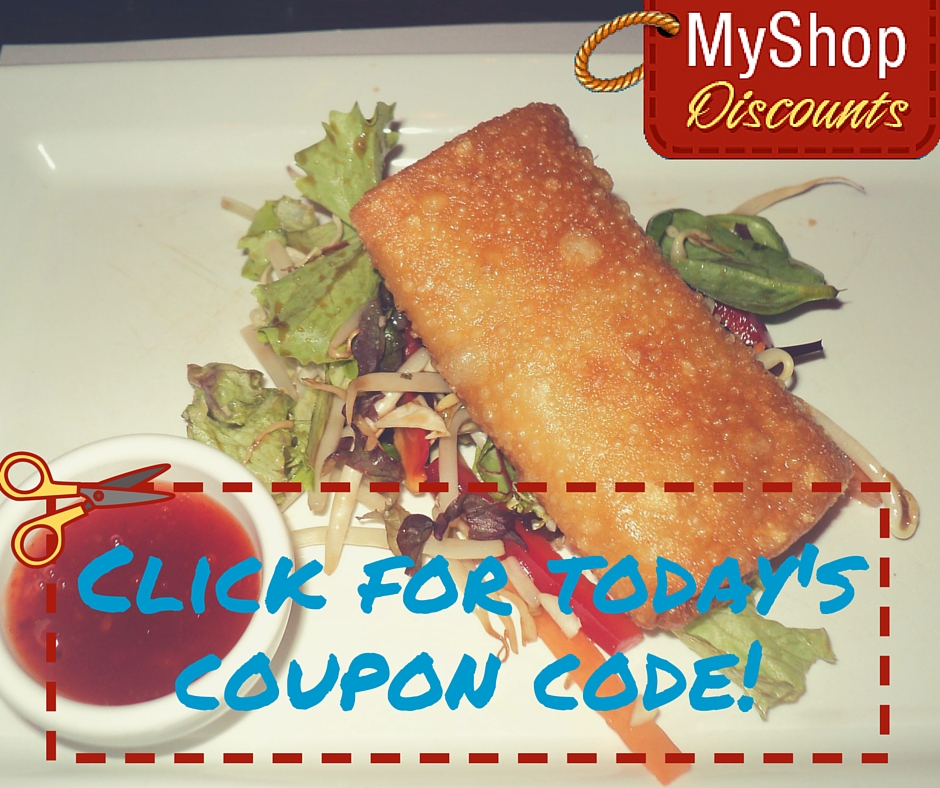 MyShop coupon template egg roll