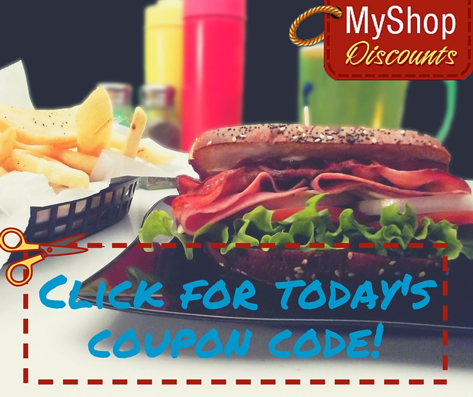 MyShop coupon template sandwich