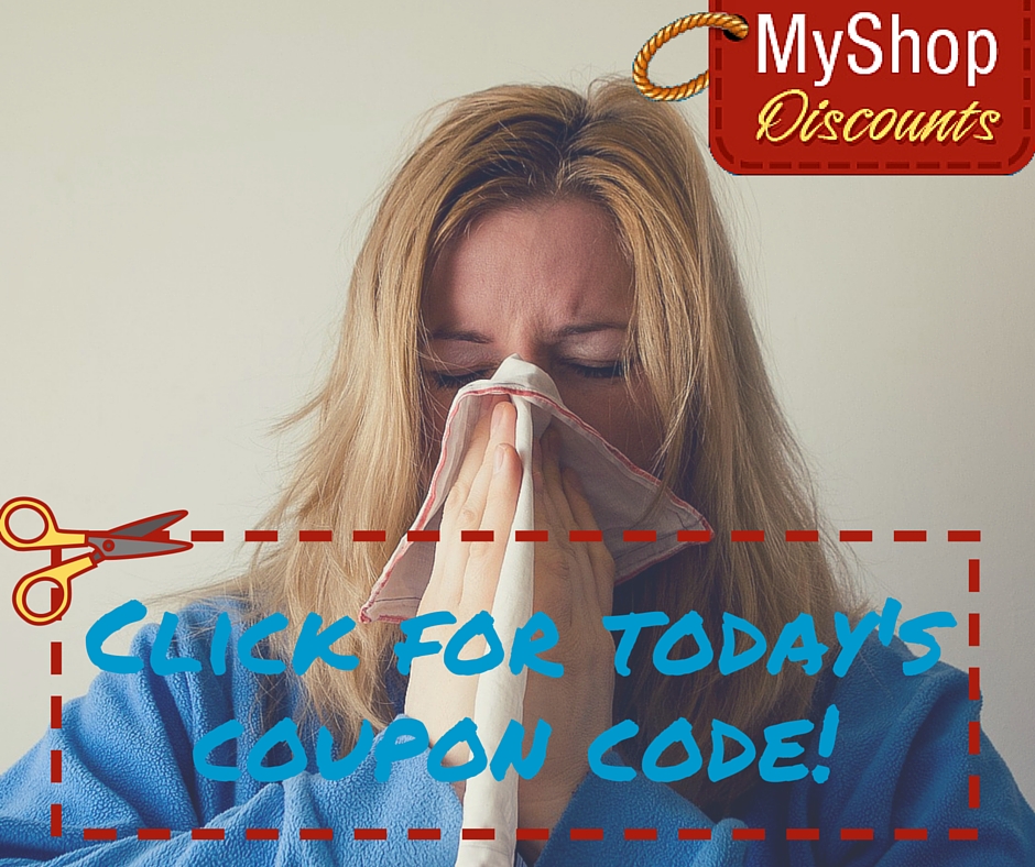 MyShop coupon template sneezing