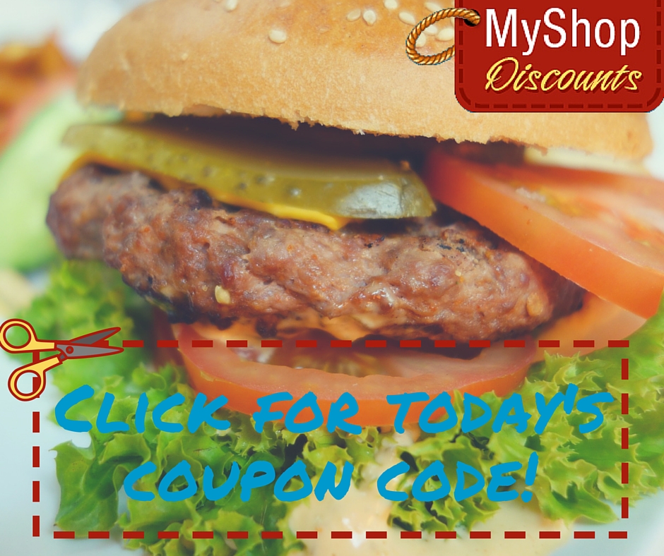 MyShop coupon template burger