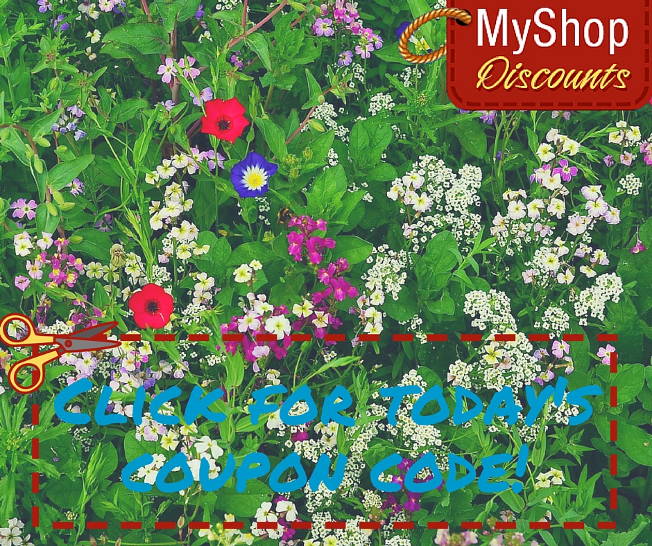 MyShop coupon template flowers
