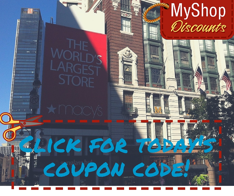 MyShop coupon template macy's